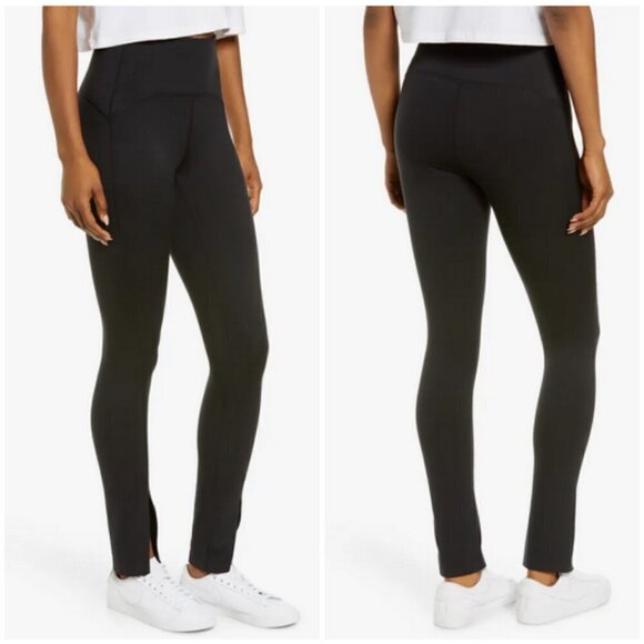 💕ZELLA💕 High Waist Asana Renew Leggings Split Cuff ~ Black Small S NWT - Picture 2 of 16